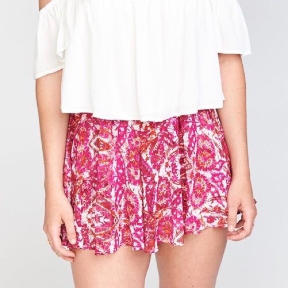 Show Me Your MuMu Pink Carlos Swing Shorts